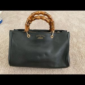 COPY - Gucci bamboo handle satchel black